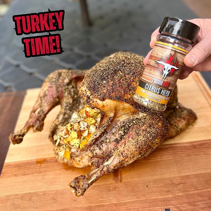 Citrus Herb Seasoning | Premium Citrus Seasoning with Garlic and Herbs for Turkey, Chicken, Fish