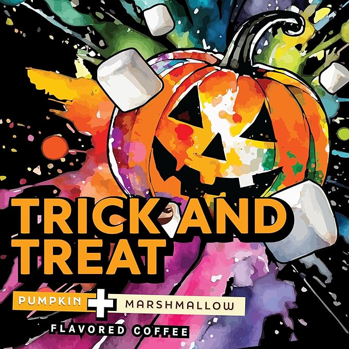 Java Factory Coffee Pods Pumpkin and Marshmallow Flavored Coffee Compatible with K Cup Brewers