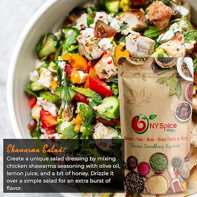 NY Spice Shop Chicken Shawarma Seasoning - Authentic Mediterranean Blend Grilling Spices for