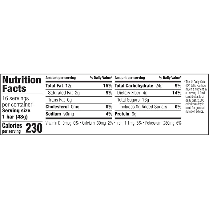 Larabar Peanut Butter Cookie, Gluten Free Vegan Fruit & Nut Bar, 16 Ct, 27.2 OZ
