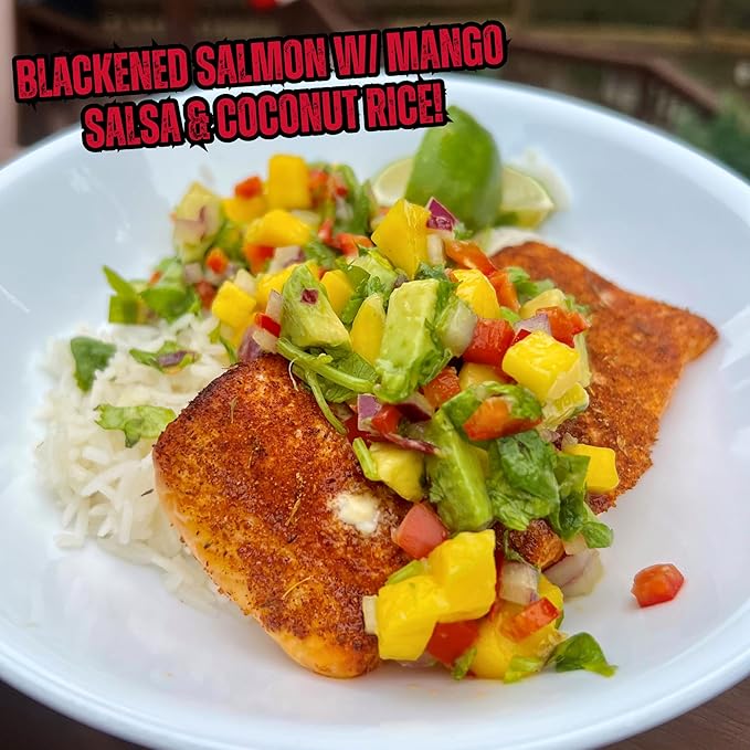 Runnin??Wild Signature Blackened Seasoning ??Irresistible Cajun Spice Blend for Chicken, Salmon