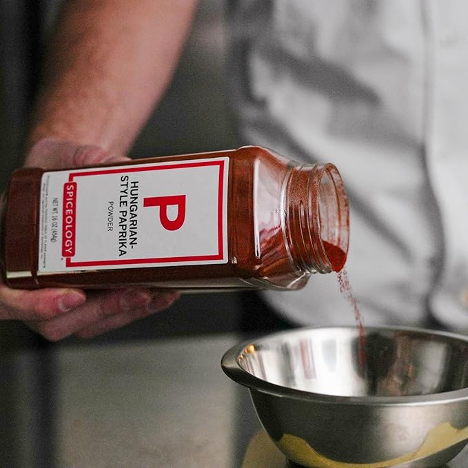 Spiceology ??Ground Paprika ??Mild, Sweet Red Pepper Spice for Rubs, Stews, Roasted Veggies &