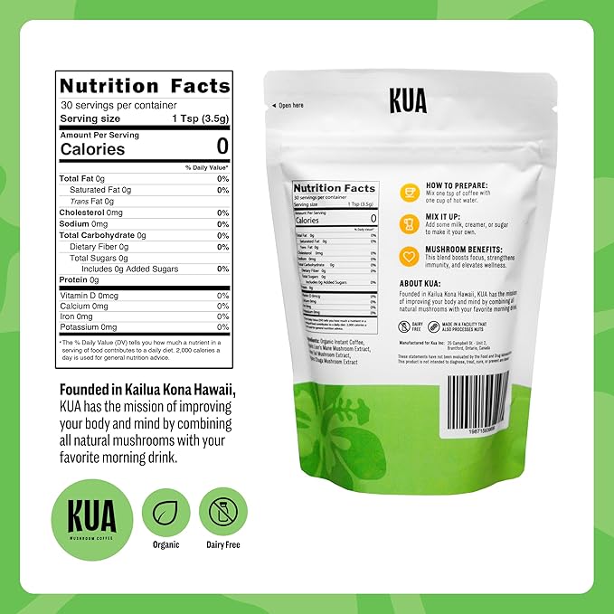 Gut Health Organic Mushroom Coffee Focus and Gut Support with Boosting Immunity and Elevates Mood |