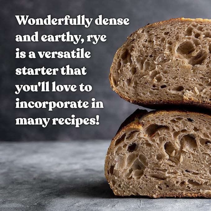 Cultures for Health Rye Sourdough Starter | Heirloom Style Dehydrated Culture for Baking Artisan