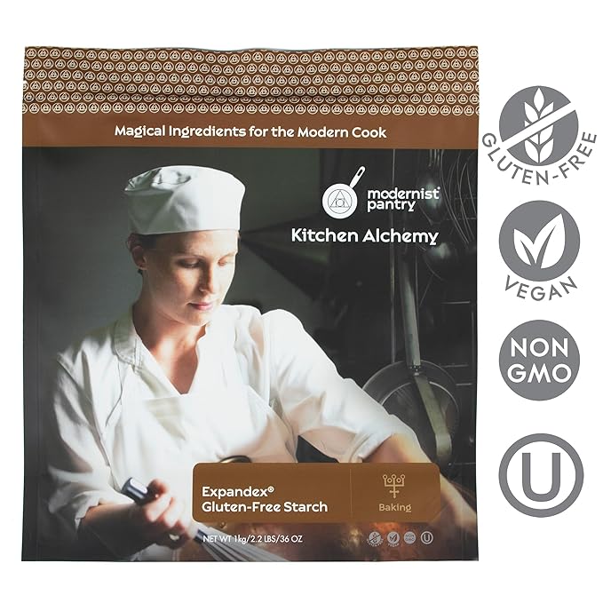Improved Expandex GF Tapioca Starch - 1kg/2.2lbs/36oz ⊘ Non-GMO Gluten-Free Vegan OU Kosher
