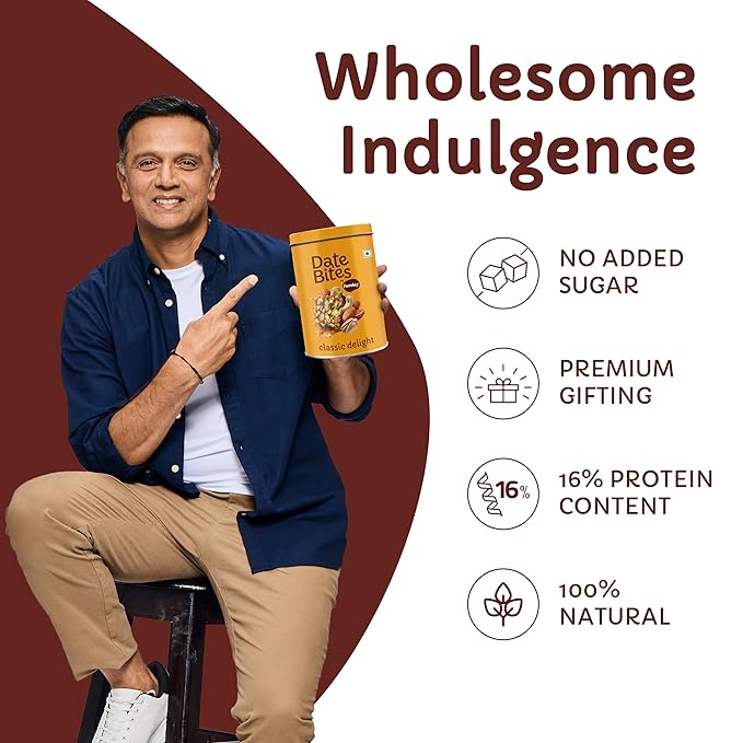 Farmley Protein Dates Bars Jars| Dates Bite with No Added Sugar | Made with Zero Added Sugar |