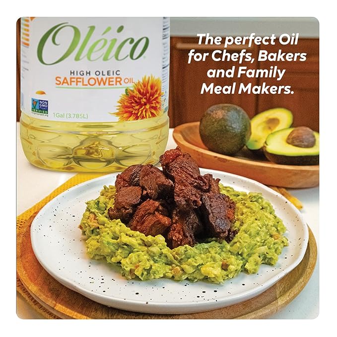 Oleico - High Oleic, Non GMO Certified, Kosher Verified, Expeller Pressed, High Heat Stable