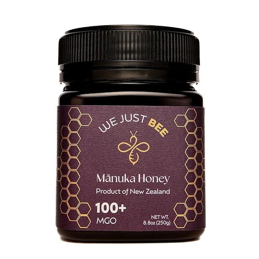 Raw Manuka Honey MGO 100+ | Premium New Zealand Honey – Supports Wellness with Natural Properties |