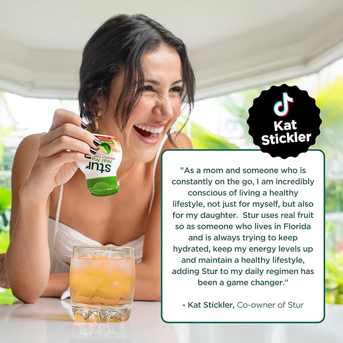 Stur Liquid Water Enhancer | Coconut Pineapple | Naturally Sweetened | High in Vitamin C &