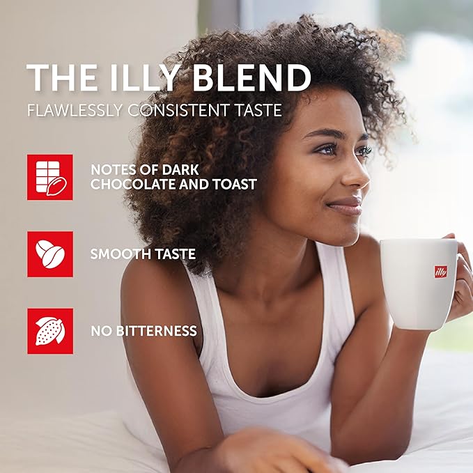 illy Aluminum Espresso Capsules - Compatible with Nespresso Machines - Intenso Bold Roast Coffee
