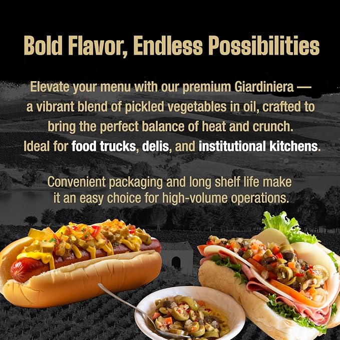 Enrico Formella Mild Muffuletta Salad - Gluten Free Italian Olive Mix - New Orleans Style Sandwich