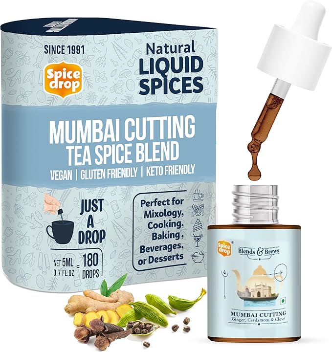 Spice Drop Chai Masala Extract | Rich Aroma | Indian Spices Extract | No Added Color or