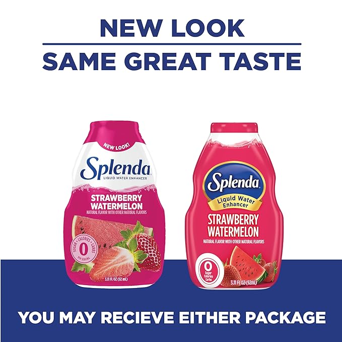 SPLENDA Liquid Water Enhancer Drops, Sugar Free, Zero Calorie, Natural Flavor, Concentrated Drink