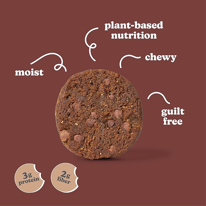 Love + Chew, Mocha Chip Minis - 18 Count - Tasty Gluten Free Cookies - Vegan - Healthy, Paleo, Non
