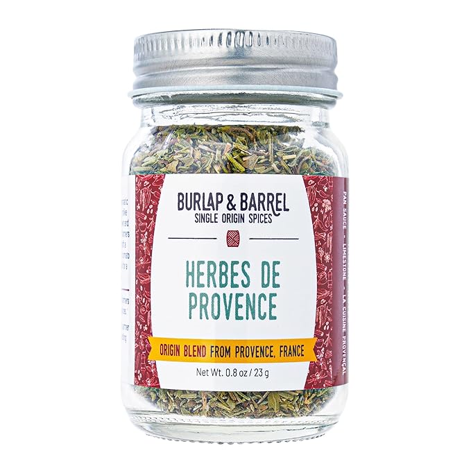 Burlap & Barrel Herbes de Provence – Iconic Herb Blend Grown & Blended in France – Herbes de