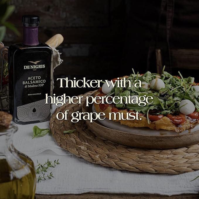 De Nigris Balsamic Vinegar Of Modena Excellence Line - Platinum Eagle (65% Grape Must) 8,5 Oz