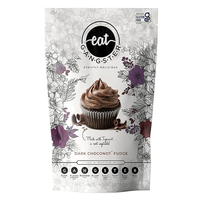 eat G.A.N.G.S.T.E.R. Dark Choconot Fudge Cake & Muffin Mix | Gluten-Free, Grain-Free, Nut-free