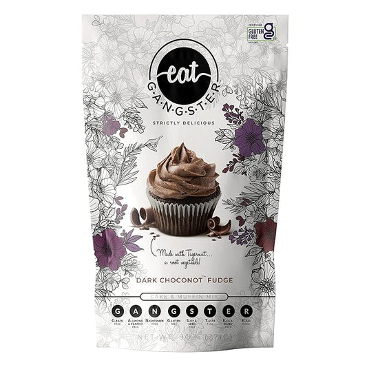 eat G.A.N.G.S.T.E.R. Dark Choconot Fudge Cake & Muffin Mix | Gluten-Free, Grain-Free, Nut-free