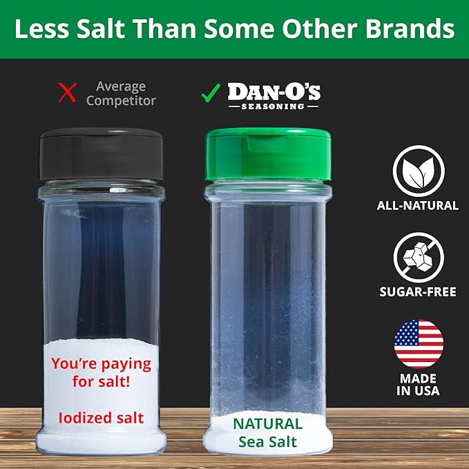 Dan-O's 3 Bottle Seasoning Set, Small Bottles, 3 Pack, Includes Crunchy, Cheesoning and Jalapeño