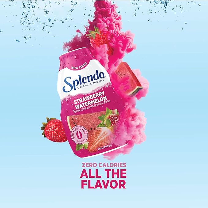 SPLENDA Liquid Water Enhancer Drops, Sugar Free, Zero Calorie, Natural Flavor, Concentrated Drink