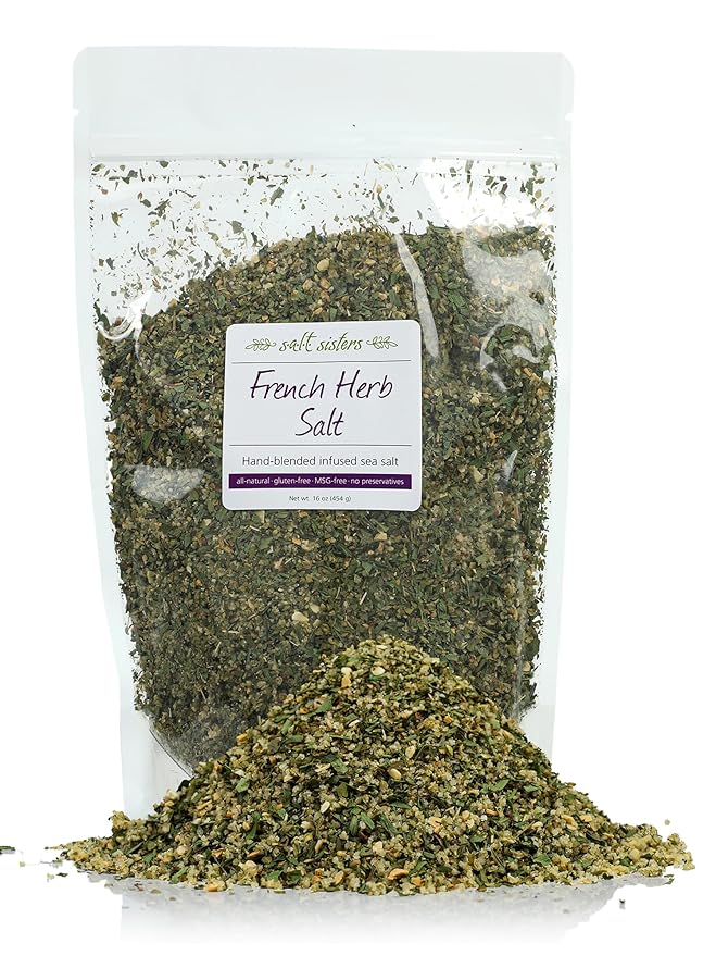 s.a.l.t. sisters French Herb Salt | All-Natural, Gluten Free, MSG Free, Non-GMO | Easily