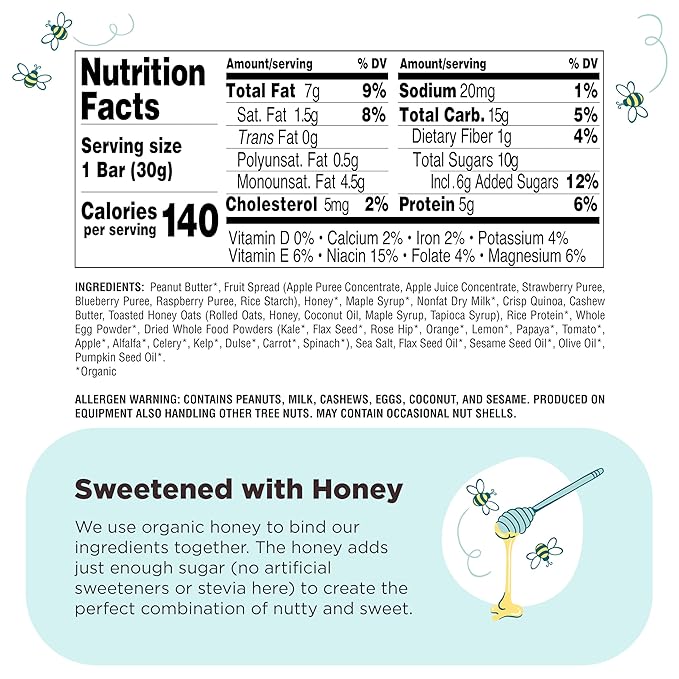 Perfect Bar Mini, PB&J Protein Bar, Protein Snack, Snack Bar, Gluten Free, Soy Free, Non GMO, No