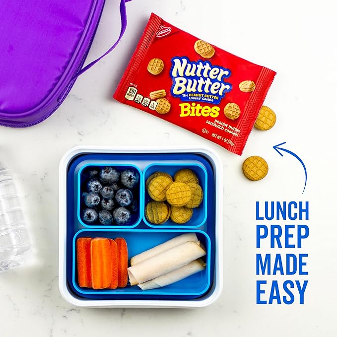 OREO Mini Cookies, Mini CHIPS AHOY! Cookies, RITZ Bits Cheese Crackers, Nutter Butter Bites & Wheat