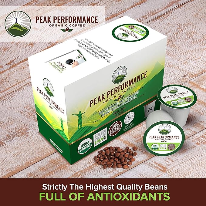 USDA Organic Coffee Pods. Compatible With K-CUP And Keurig Machines. High Altitude USDA Organic