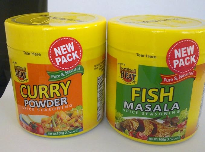 Spices-tropical Heat Fish Masala 100gms/3.52oz From Kenya