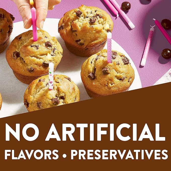 Krusteaz Chocolate Chunk Muffin Mix, With Real Chocolate, No Artificial Flavors or Preservatives