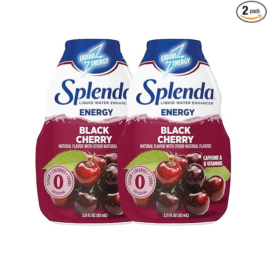 SPLENDA Energy Liquid Water Enhancer Drops, Sugar Free, Zero Calorie, Natural Flavor, Concentrated