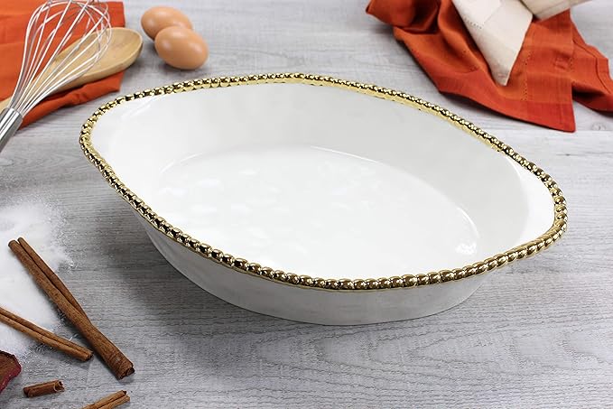 Pampa Bay Titanium Baking Dish (Oval, Golden Salerno)