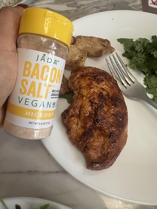 Jada Spices Hickory Bacon Salt - Vegan Bacon Seasoning Salt, Sweet Mesquite Flavor | Gluten-Free