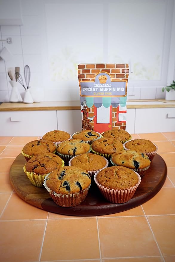 Tricky Cricky Cricket Protein Muffin Mix ??USA Handmade Edible Cricket Flour Baking Mix ??Real USA