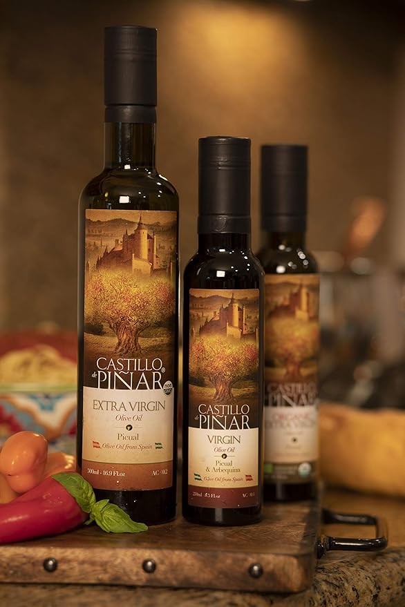 Castillo de Pinar First Cold Pressed Virgin Olive Oil 100% Picual Non GMO (250ml)