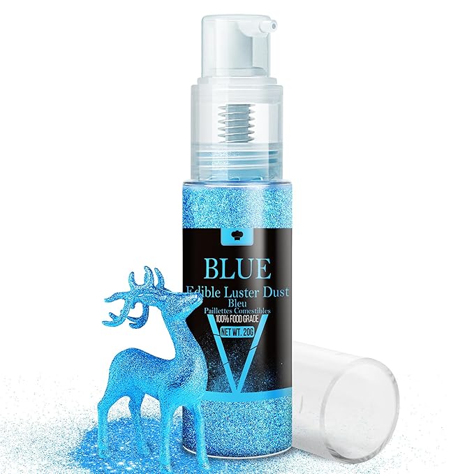 Edible Glitter Spray - 20g Luster Dust Edible Glimmer Powder for Sparkling Cocktails, Cake