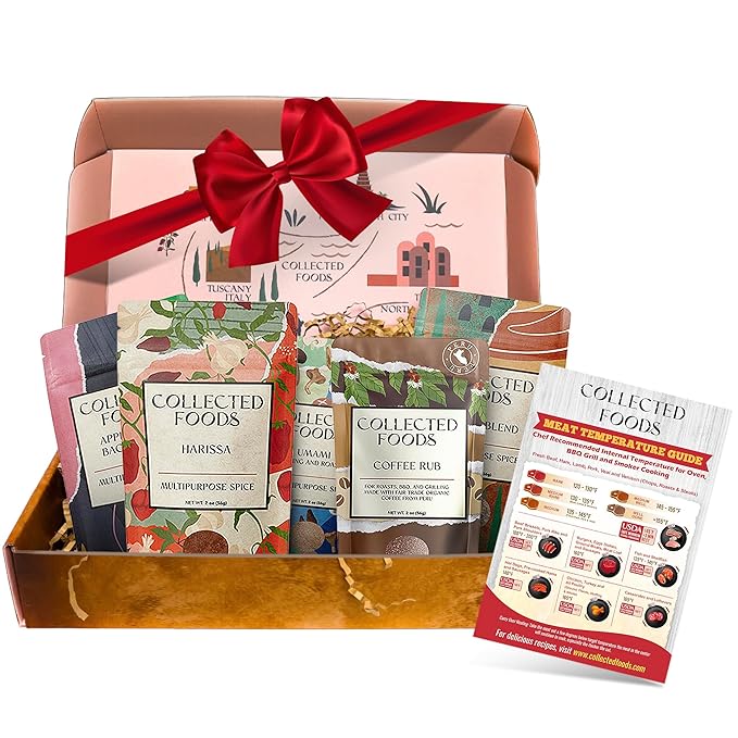 BBQ Seasoning and Rub Gift Set - BBQ Seasonings and Spices for Cooking with the Grill - Gourmet