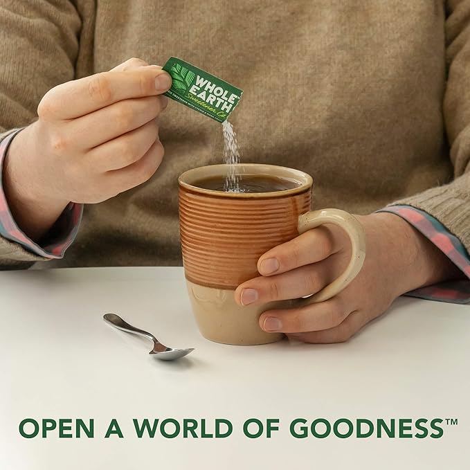 Whole Earth Sweetener Co. Stevia and Monk Fruit Sweetener, Erythritol Sweetener, Sugar Substitute