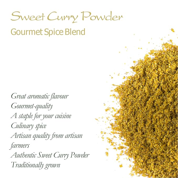 Sweet Curry Powder Indian Organic - Yellow Spice - Organic Yellow Curry Poweder Spice Curry Organic