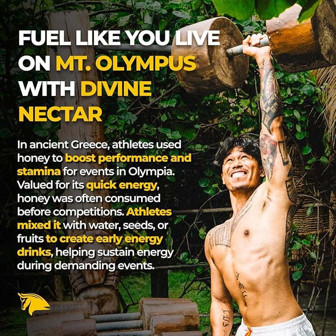 Divine Nectar Spartan Bee Bread Infused Heather Honey | Supercharged Performance, Recovery, and