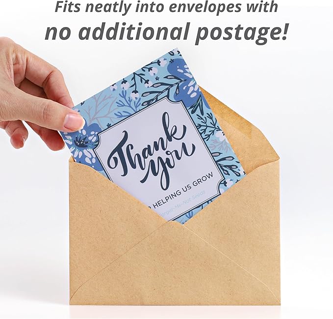 Bentley Seed Co. Thank You Packet - Help Us Grow Forget Me Not - 25 Seed Packets - Perfect