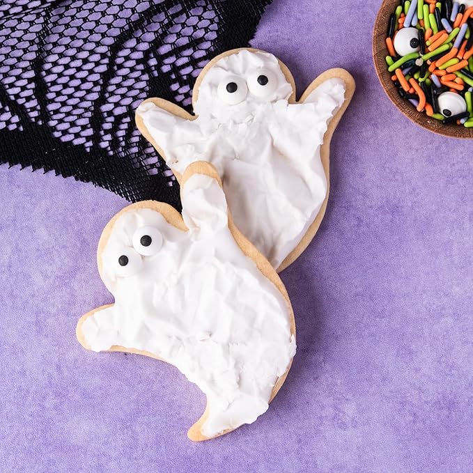 Halloween Frosting Kit with Sprinkles & Eyeballs ??11.31 oz Decorating Set with 3 Frosting Tubes