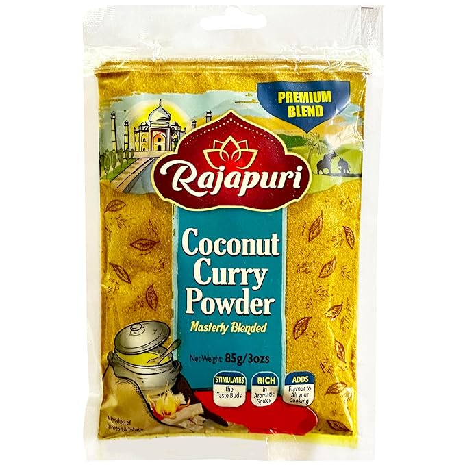 Rajapuri Mixed Spices | Coconut Curry -85g / 3 Ounce | Brings The Taste Of The Caribbean Home