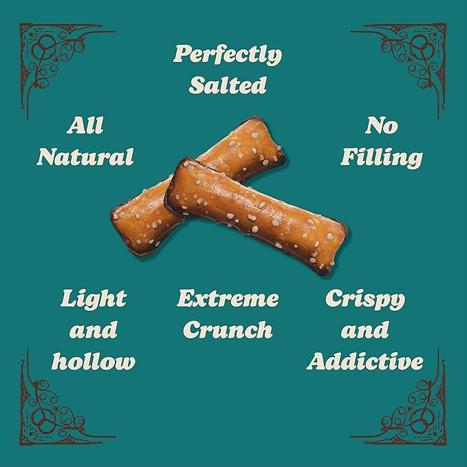 Unique Snacks Original Pretzel Shells, Delicious Homestyle Baked Snack Bag, Vegan, OU Kosher, and