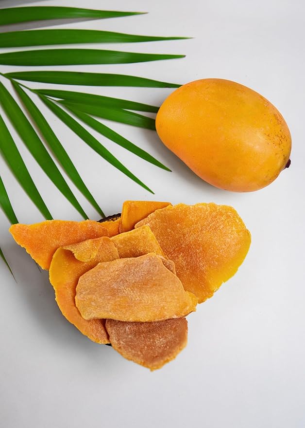 Oasis Mango - Organic Dried Mango, Low Sugar Added (Pack of 5-20 oz)