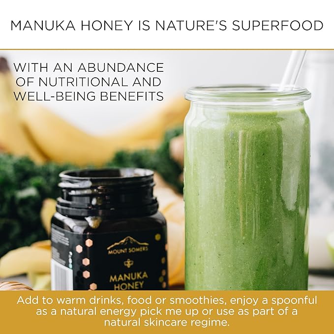 Mount Somers Premium Manuka Honey MGO 514+ / UMF 15+ 100% Pure New Zealand Manuka Honey - Genuine