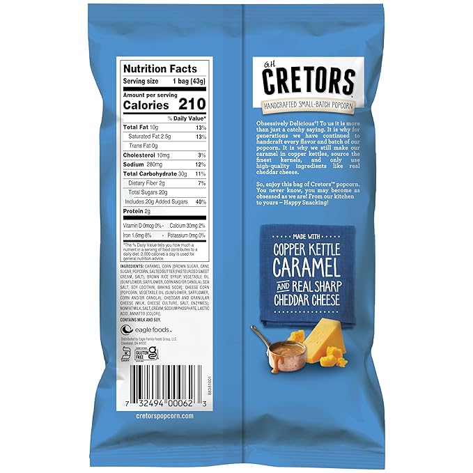 G.H. Cretors Popcorn, The Mix, 1.5-Ounce (Pack of 24)
