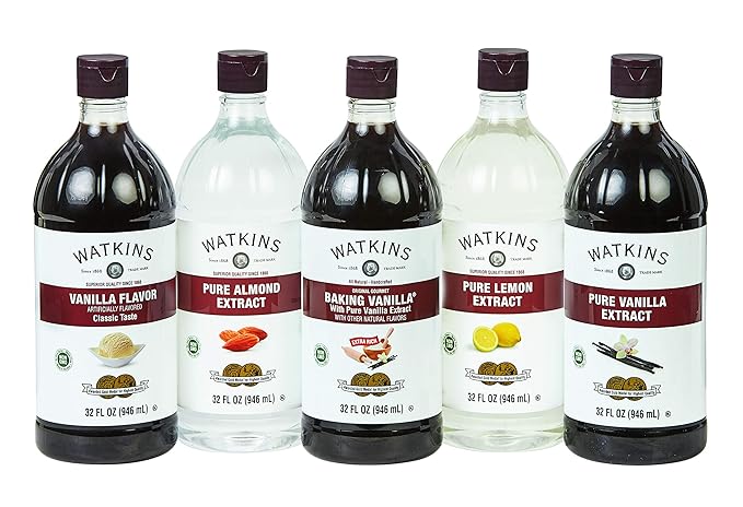 Watkins Vanilla Flavor, 32 Fl. Oz. Economy Sized Bottle, 1 Count (21902)