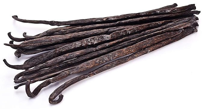 1/2 LB Vanilla Beans - Whole Extract Grade B Pods for Baking, Homemade Extract, Brewing, Coffee