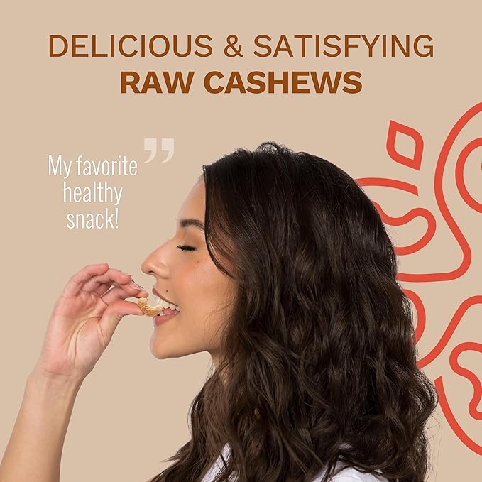 Raw Jumbo Cashews by Karma Nuts, Whole, Vegan, Gluten Free, Low Net Carb, Natural, No Sugar Added